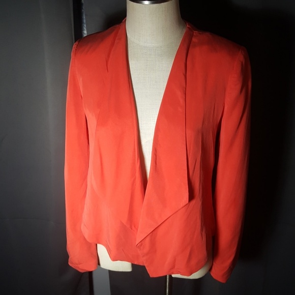 Banana Republic Jackets & Blazers - BANANA REPUBLIC DEEP CORAL JACKET SZ 6